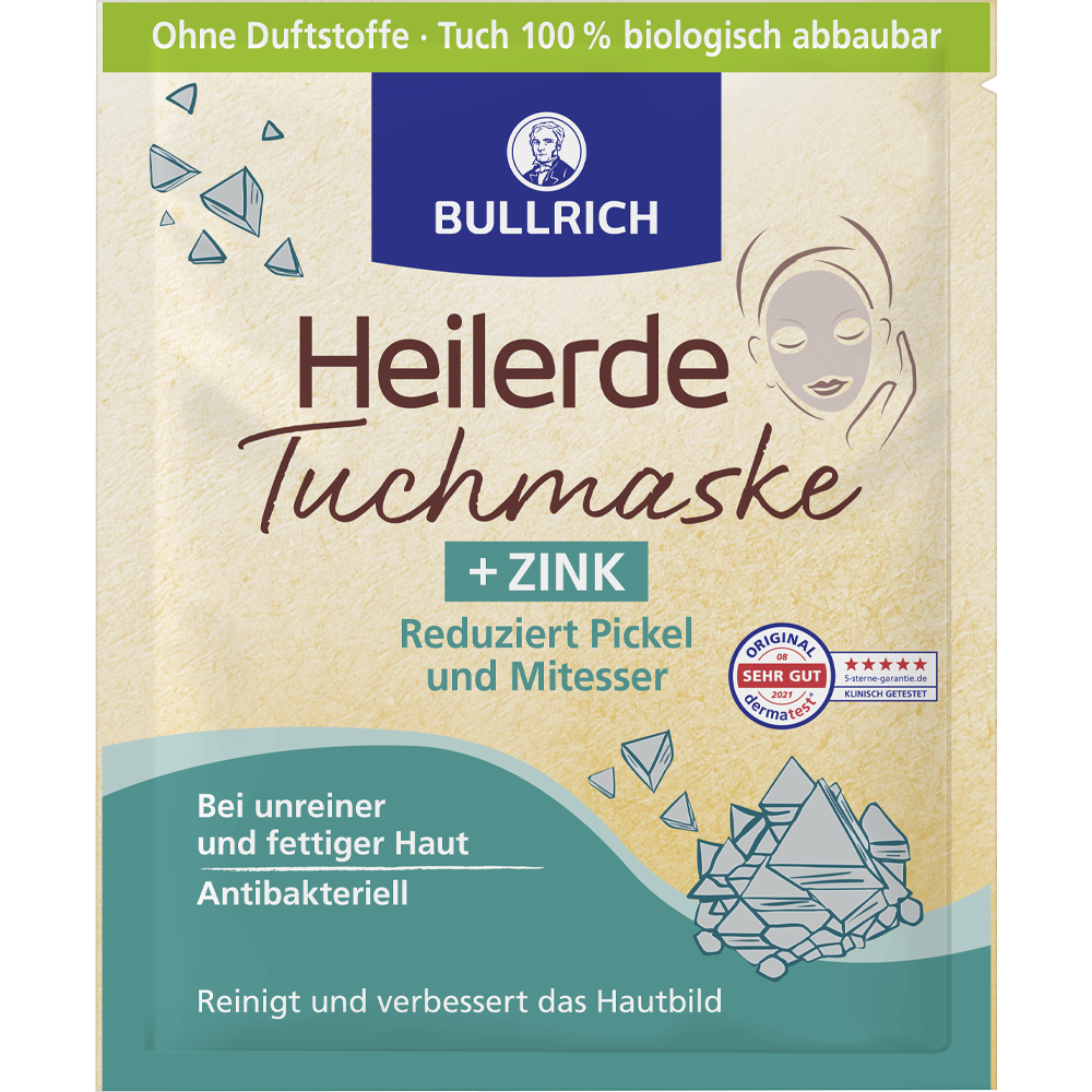 Bild: Bullrich Heilerde Tuchmaske+Zink