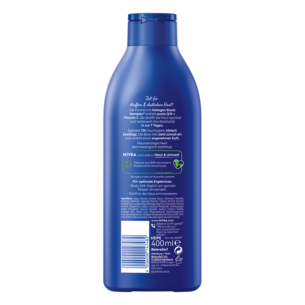 Bild: NIVEA Q10 Body Milk Hautstraffend 
