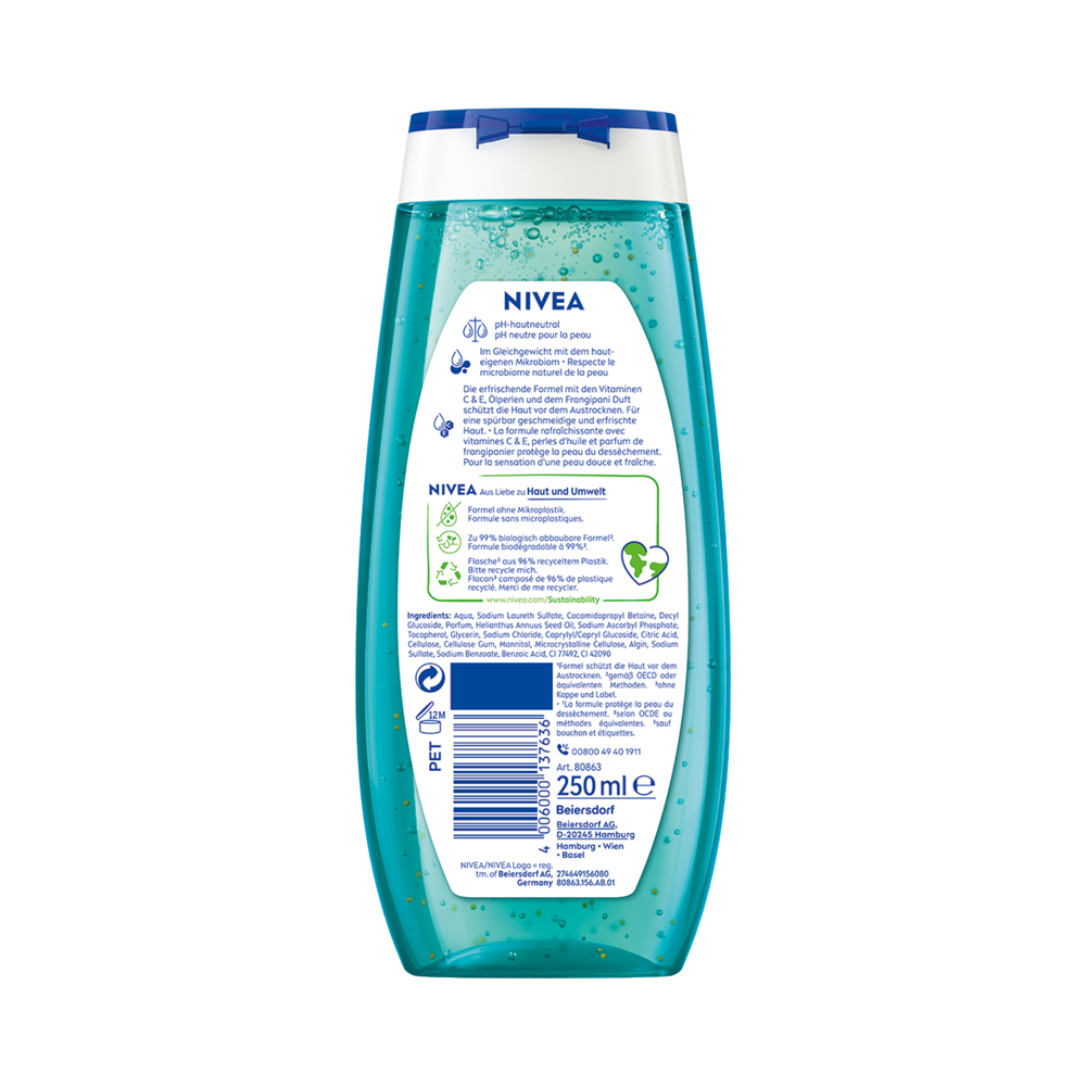 Bild: NIVEA Duschgel Frangipani & Oil 