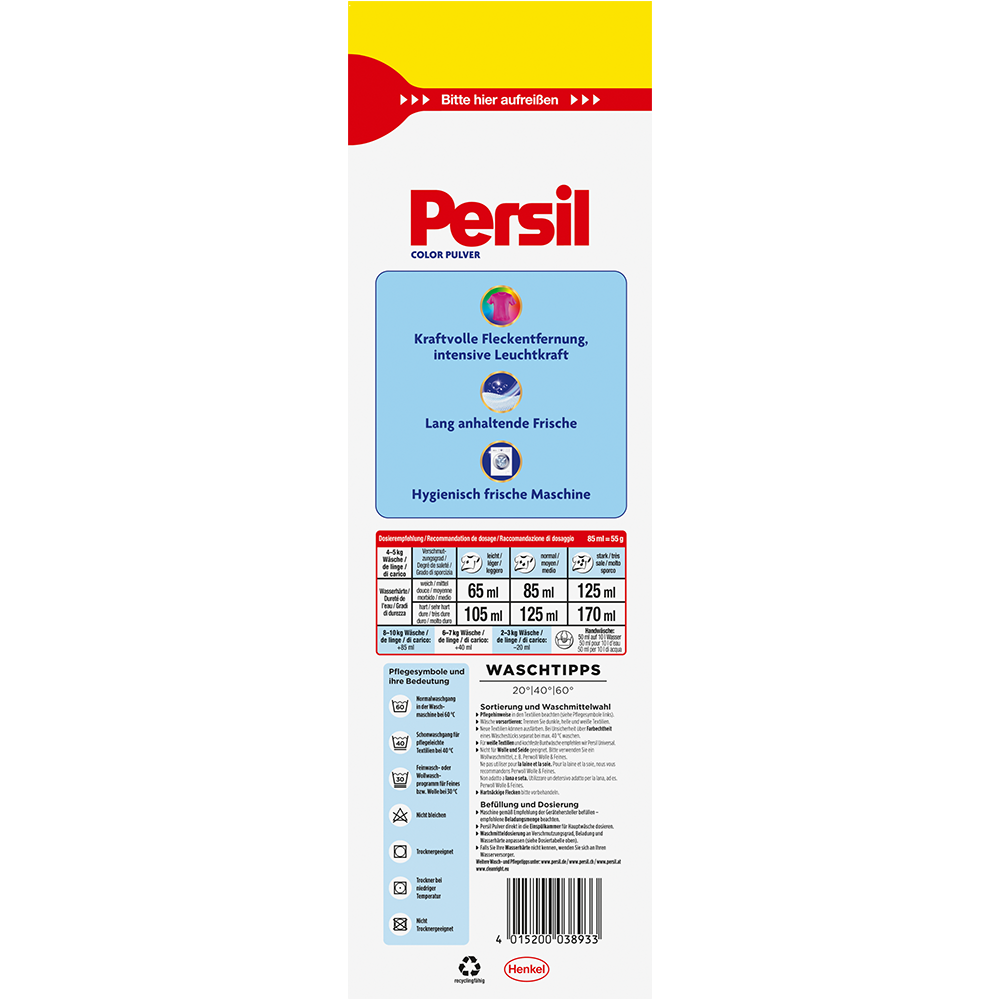 Bild: Persil Color Pulver Limitierte Edition 
