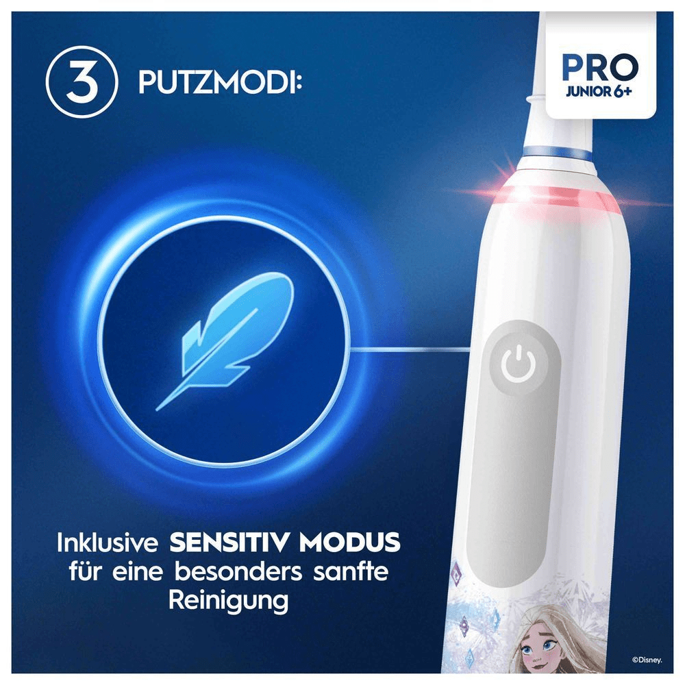 Bild: Oral-B Pro Junior Elektrische Zahnbürste, Weiß 