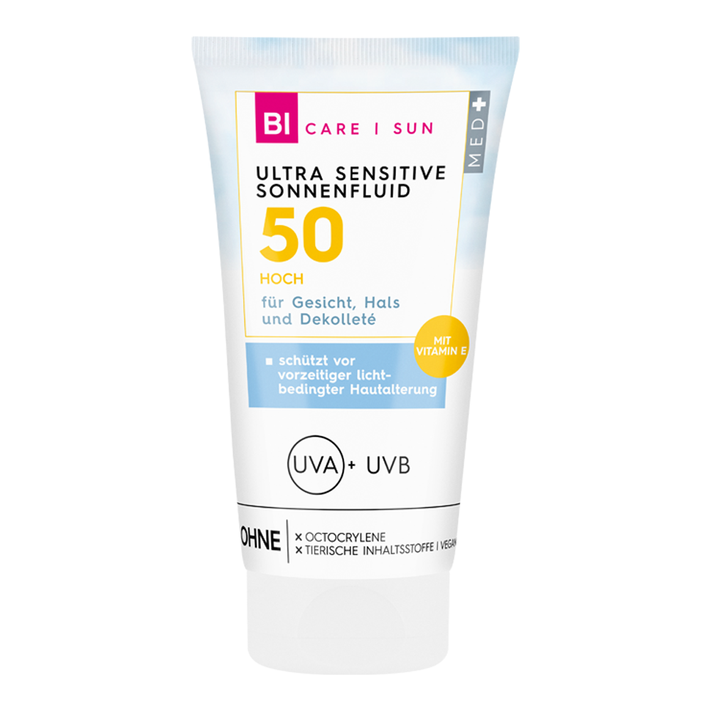Bild: BI CARE SUN Ultra Sensitive Sonnenfluid LSF 50