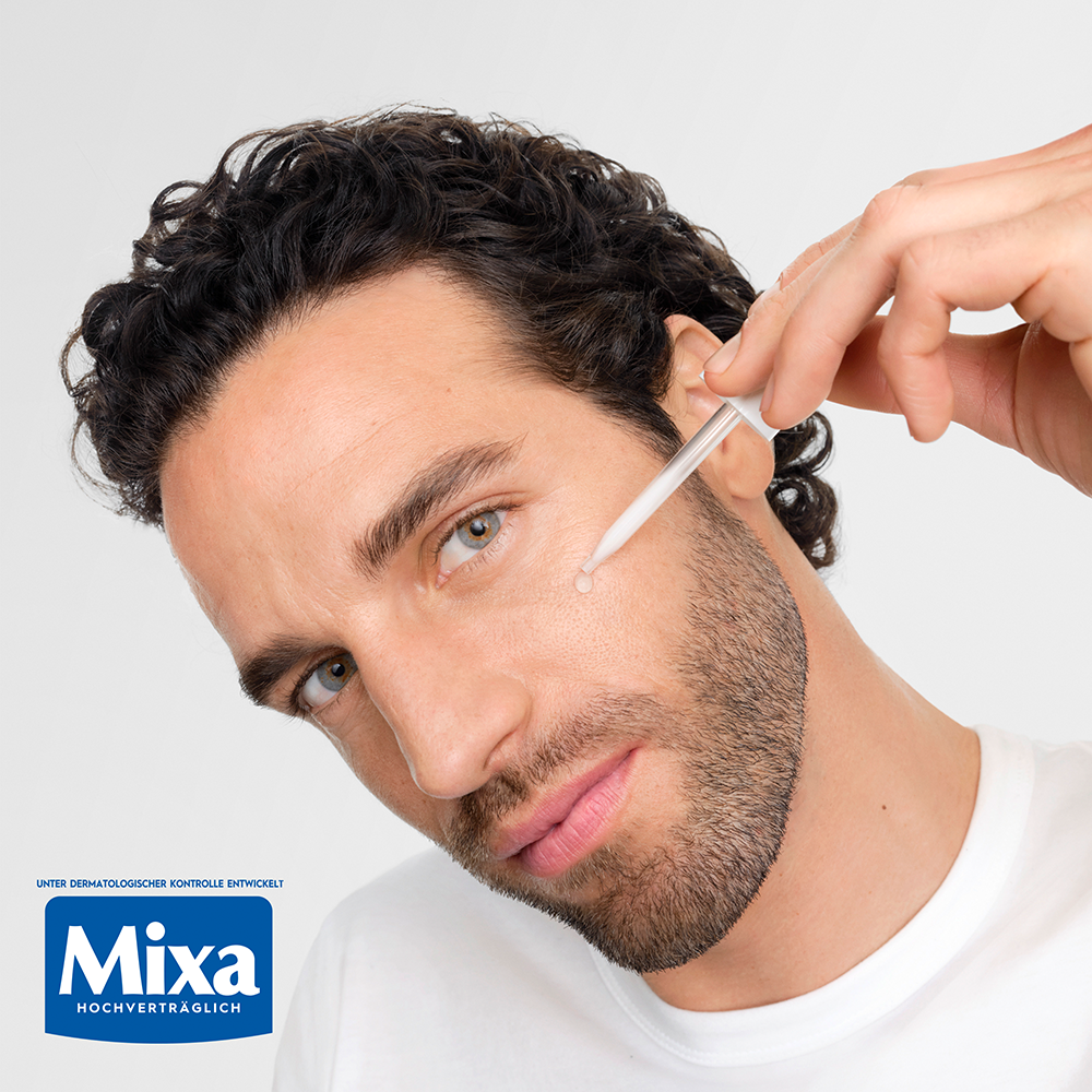 Bild: Mixa Anti-Hautstress Beruhigendes milchiges Serum 