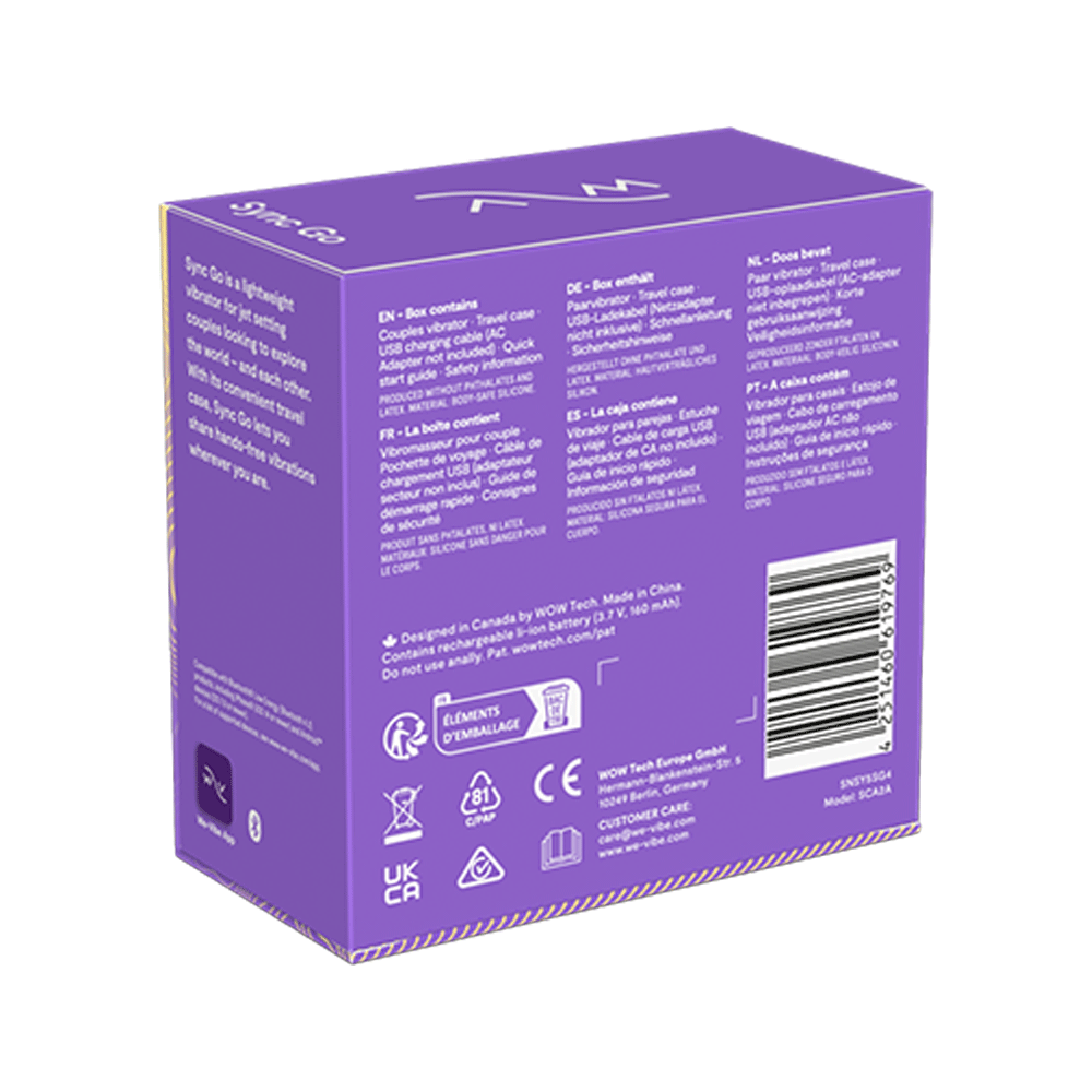 Bild: We-Vibe Vibrator Sync Go Light Purple 