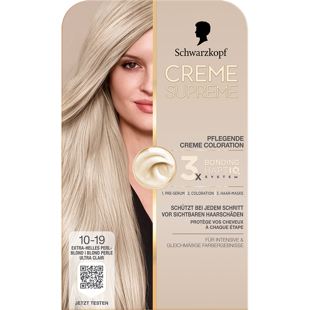 Bild: Schwarzkopf Creme Supreme Creme Coloration Extra Helles Perlblond