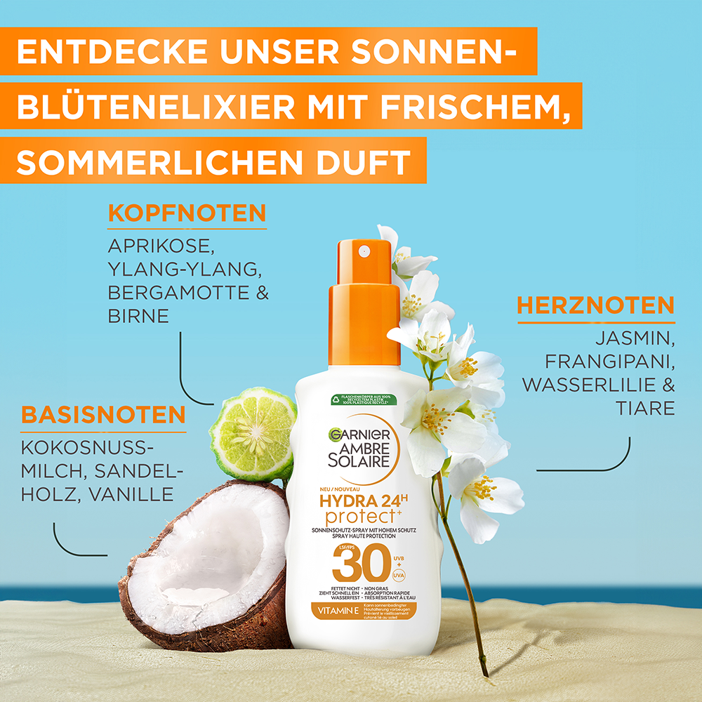 Bild: GARNIER AMBRE SOLAIRE Hydra Protect+ 24h LSF 30 