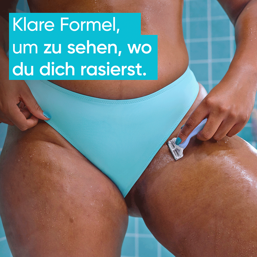 Bild: Gillette Satin Care 2-in-1 Reinigungs- und Rasiergel 