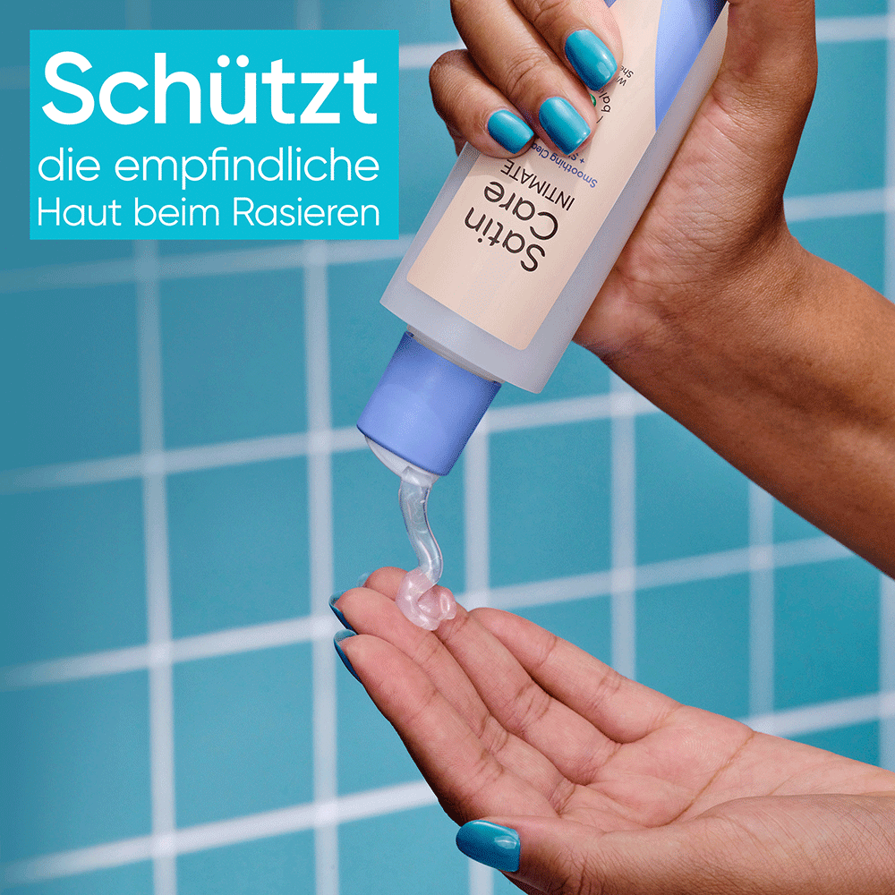 Bild: Gillette Satin Care 2-in-1 Reinigungs- und Rasiergel 