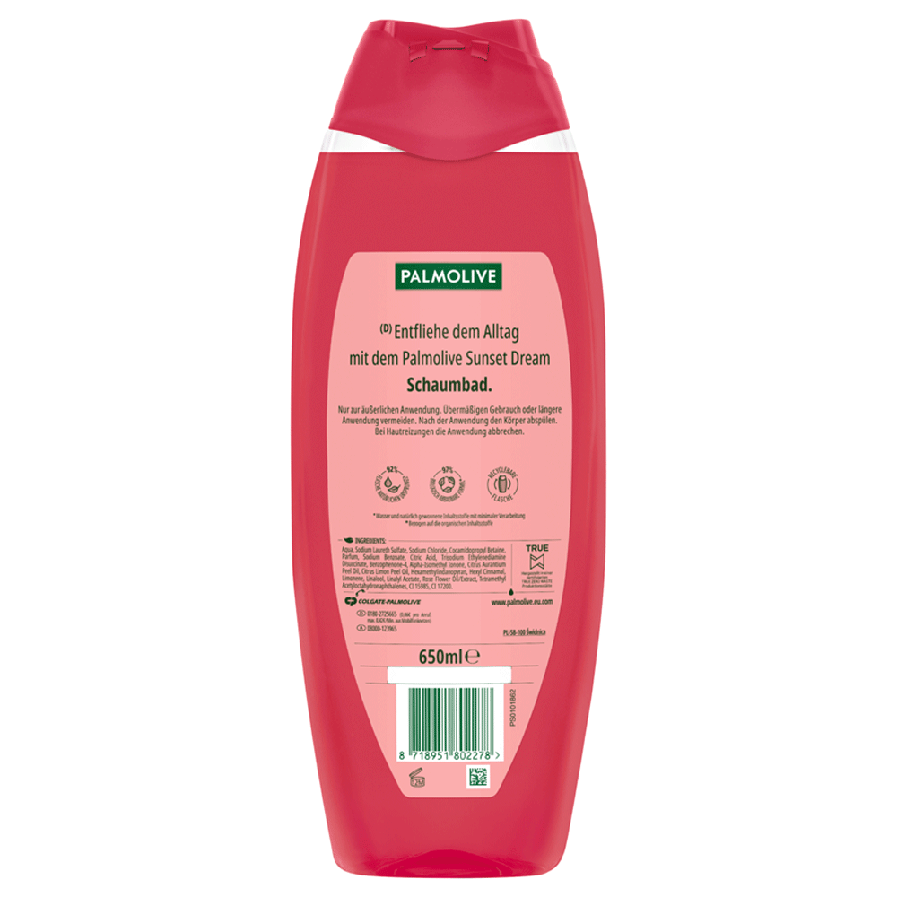 Bild: Palmolive Schaumbad Dreamy Sunset Limited Edition 