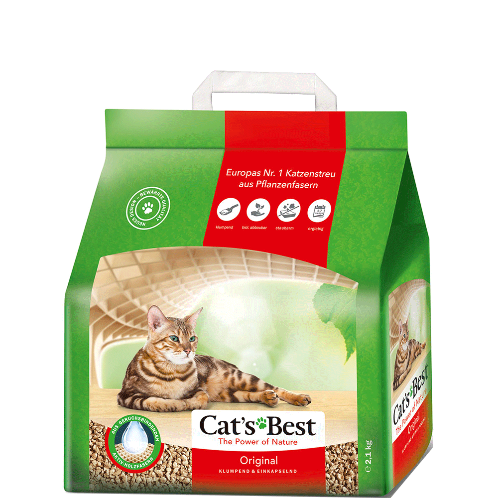 Bild: Cat's Best Original Öko Plus Katzenstreu 