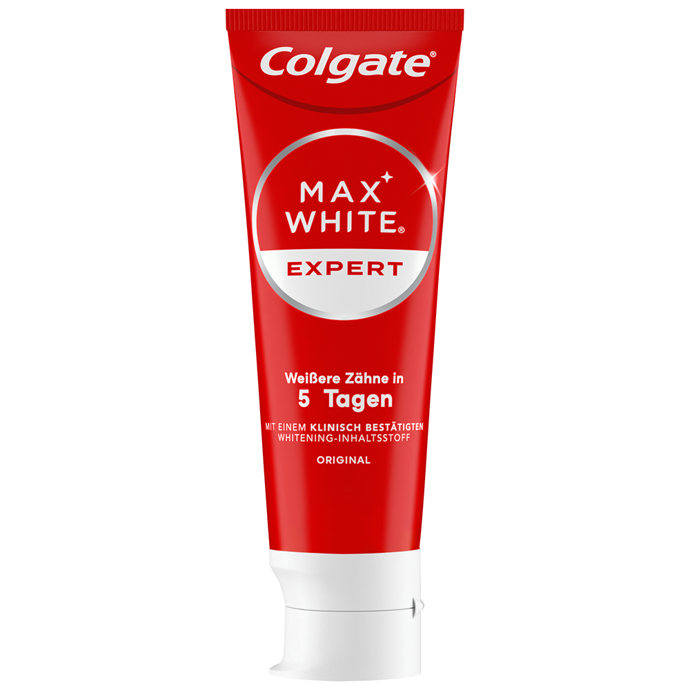 Bild: Colgate Max White Expert White Zahncreme 