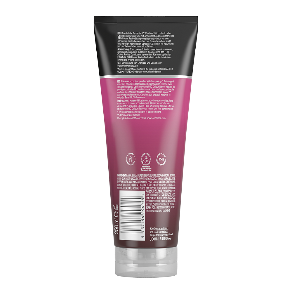 Bild: JOHN FRIEDA Pro Colour Revive Farbschutz Shampoo 