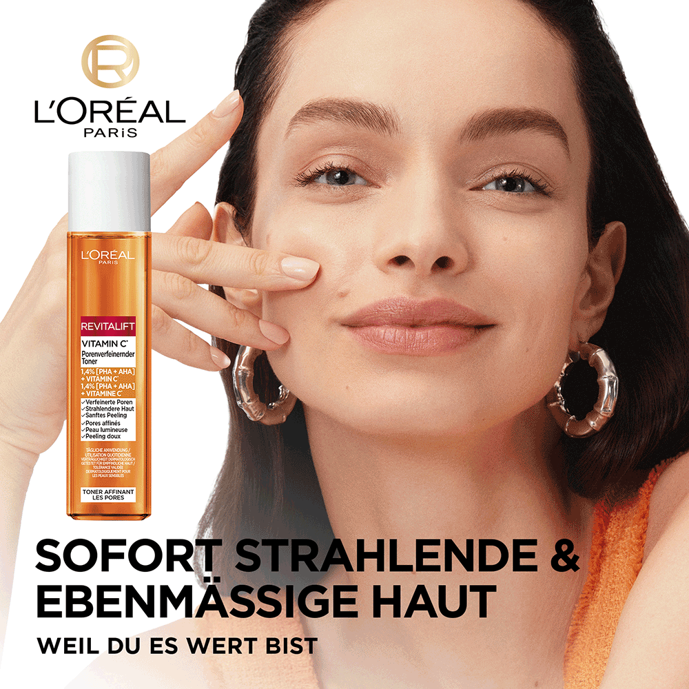 Bild: L'ORÉAL PARIS Vitamin C Porenverfeinernder Toner 