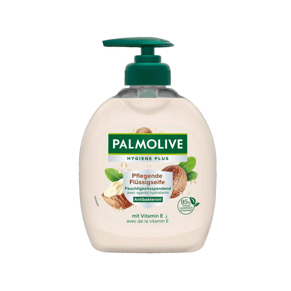 Bild: Palmolive Flüssigseife Hygiene Plus Feuchtigkeit 