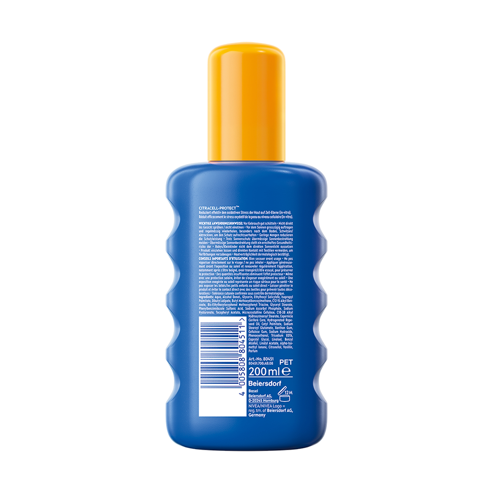 Bild: NIVEA Sun Sonnencreme LSF 20 