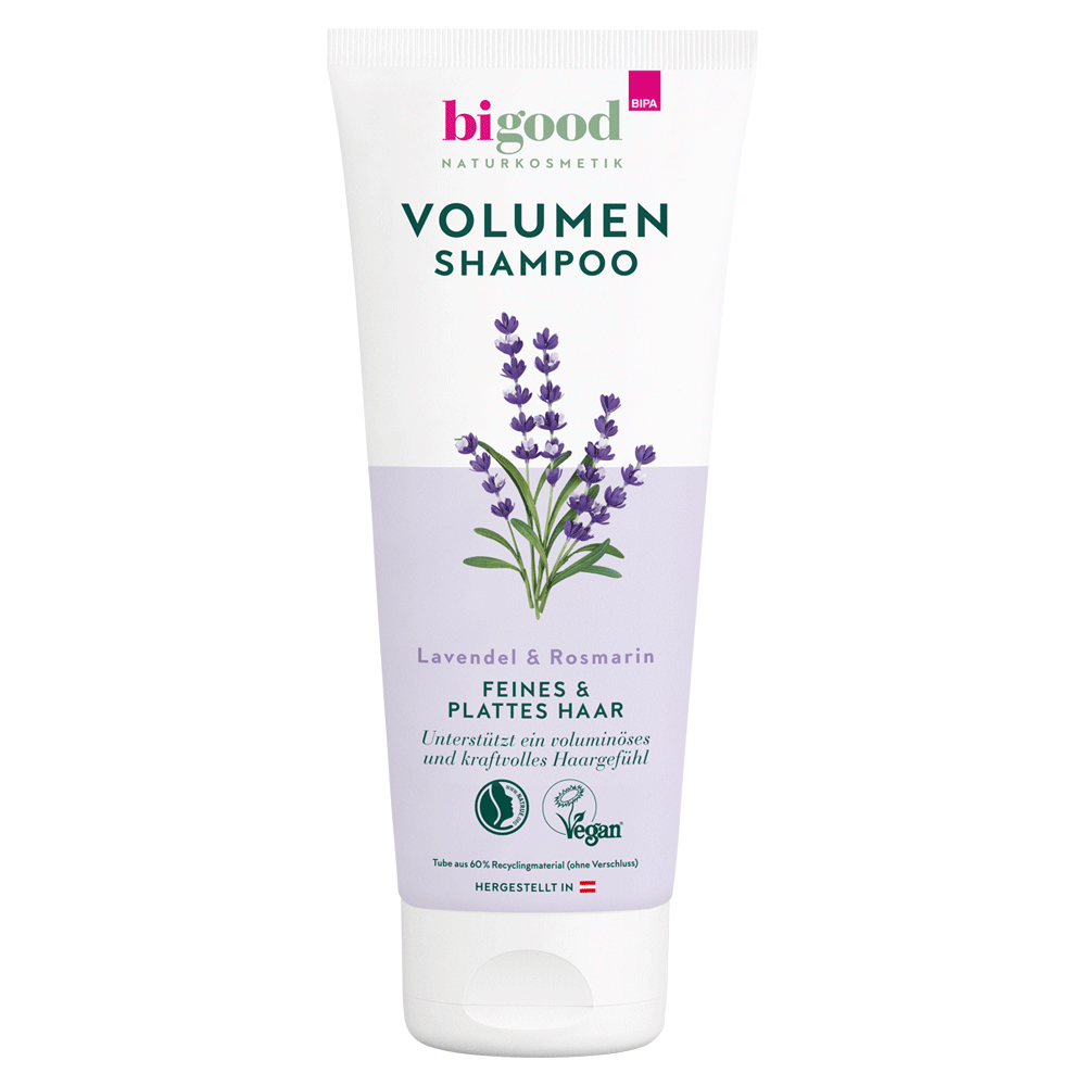 Bild: bi good Shampoo Volumen Lavendel & Rosmarin 