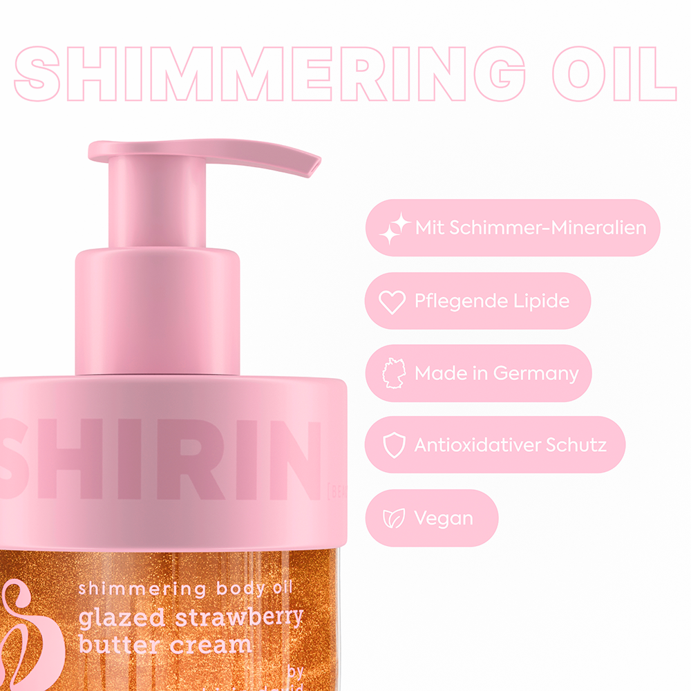 Bild: Shirin Beauty Körperöl Shimmering Strawberry 