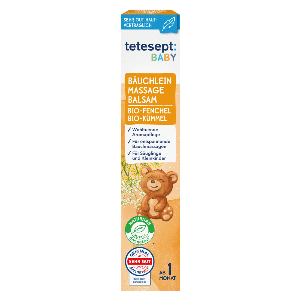 Bild: tetesept: Bäuchlein Massage Balm