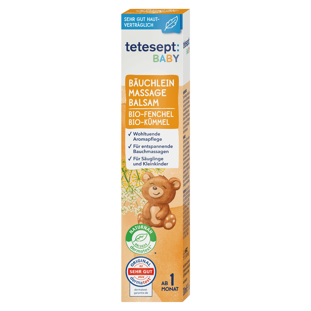 Bild: tetesept: Bäuchlein Massage Balm