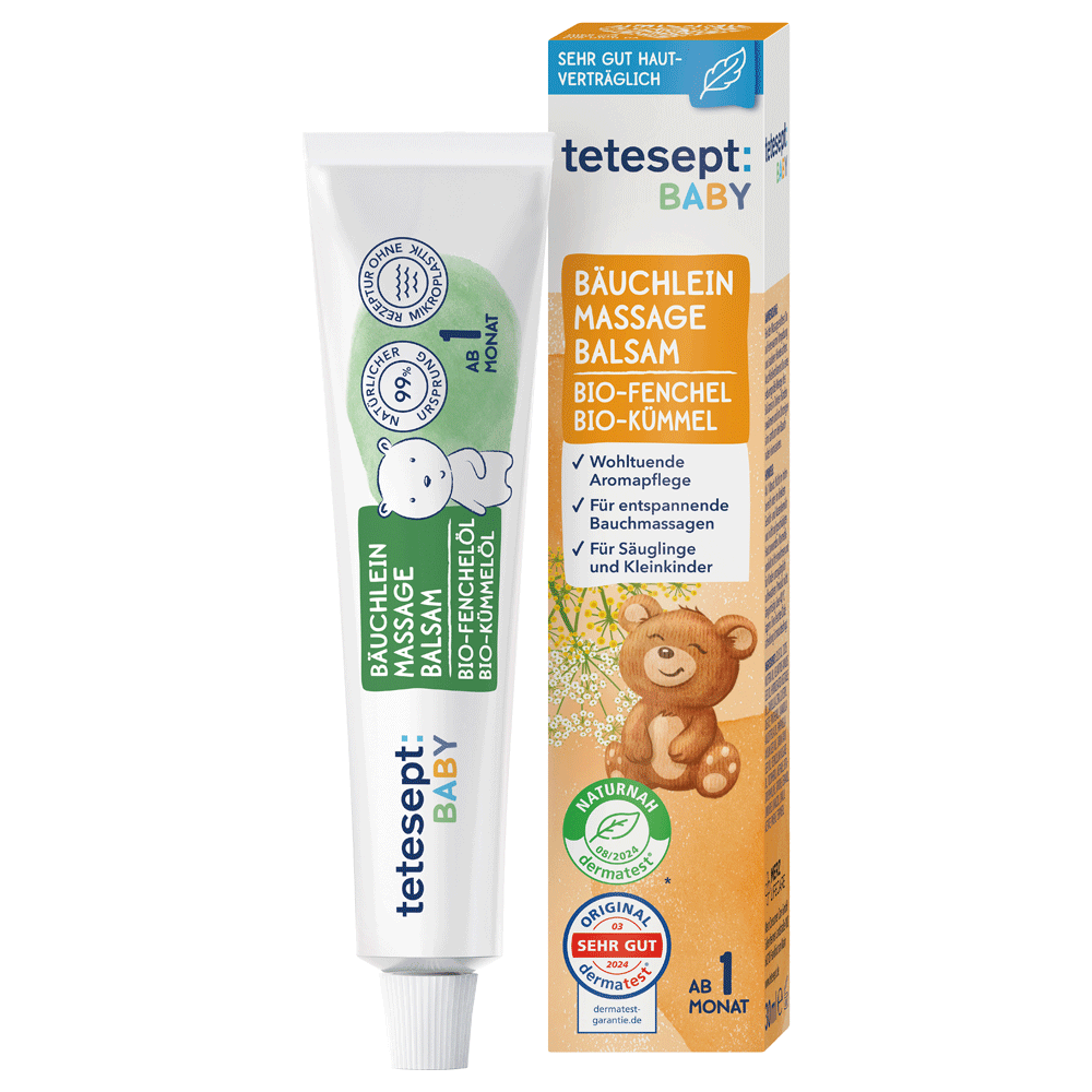 Bild: tetesept: Bäuchlein Massage Balm