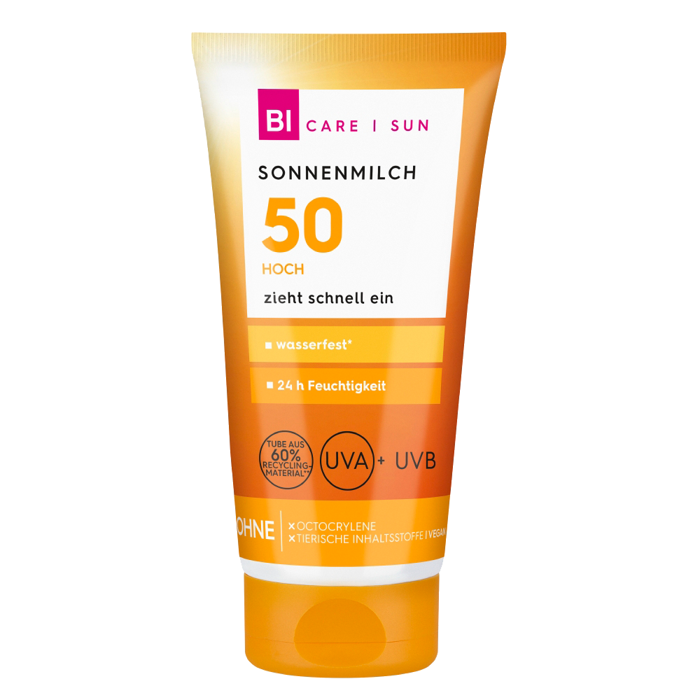 Bild: BI CARE SUN Sonnenmilch LSF 50 