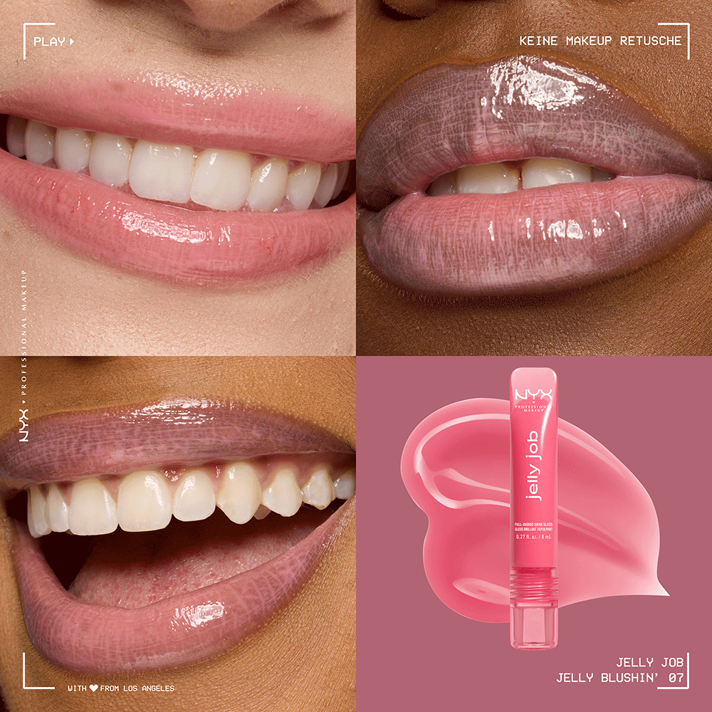 Bild: NYX Professional Make-up Jelly Job Lip Gloss Jelly Blushin 7