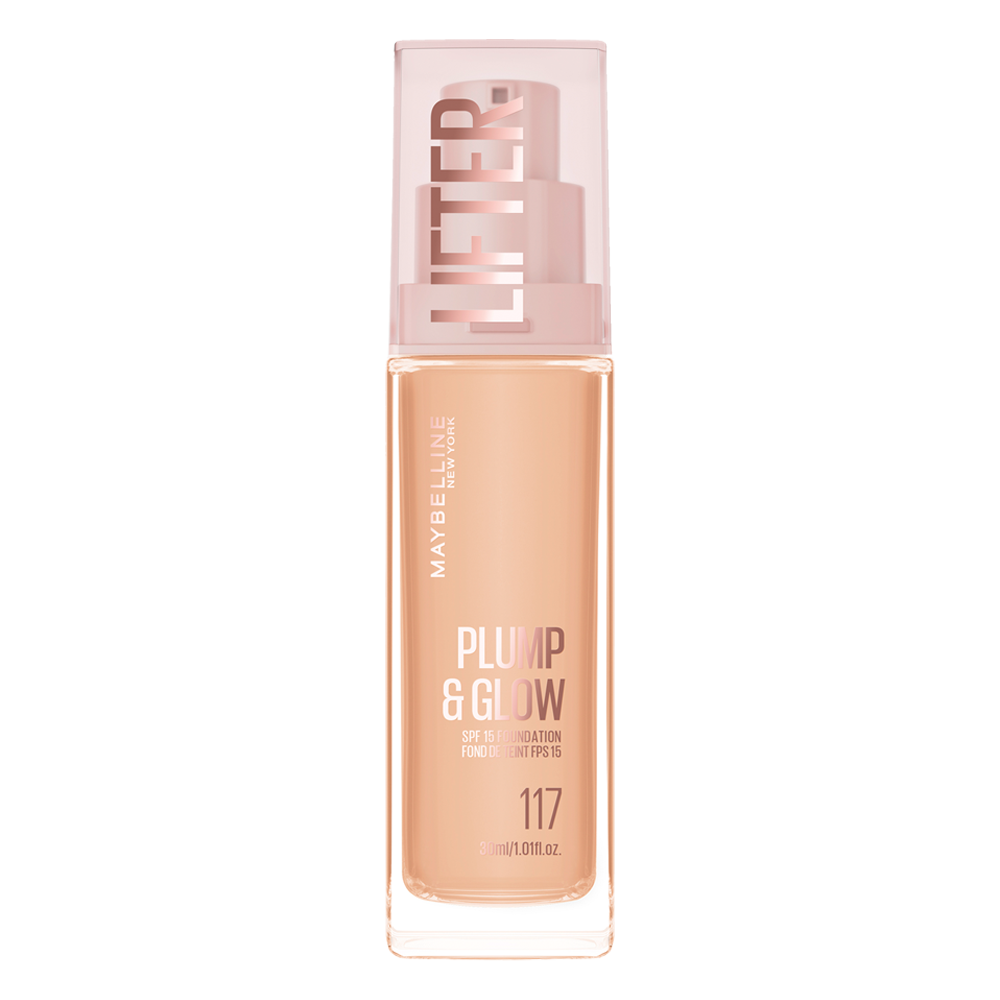 Bild: MAYBELLINE Face Lifter Plump & Glow Foundation 117
