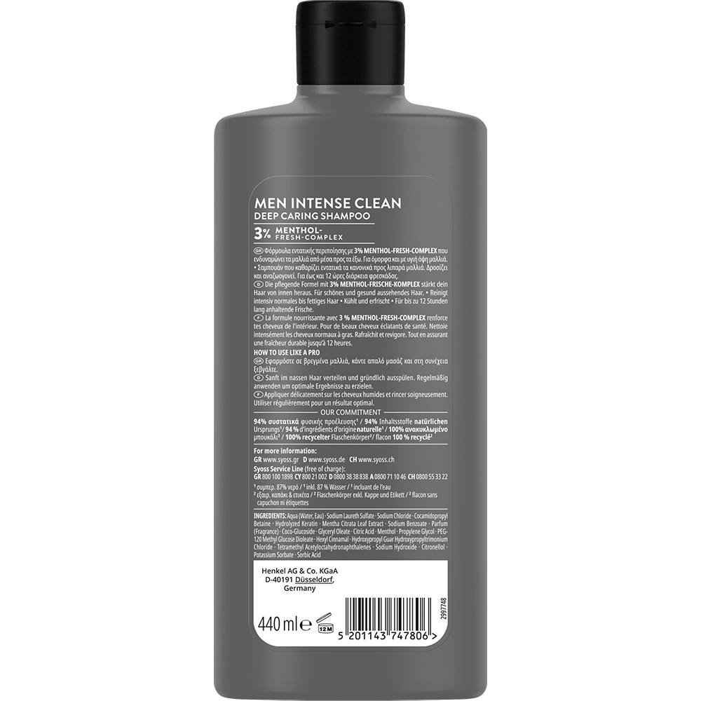 Bild: syoss Men Shampoo Intense Clean 