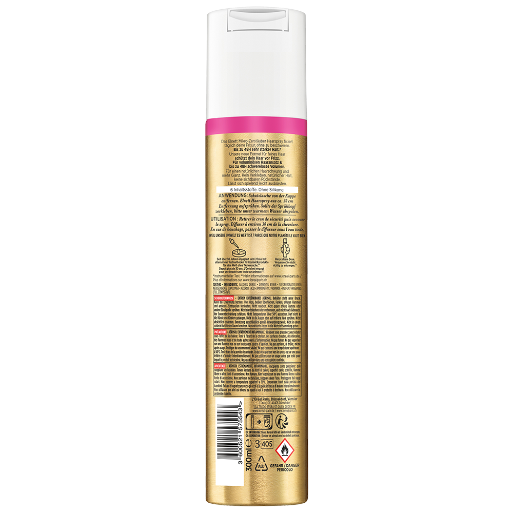 Bild: L'ORÉAL PARIS Elnett Ultra-Feines Haarspray Volumen