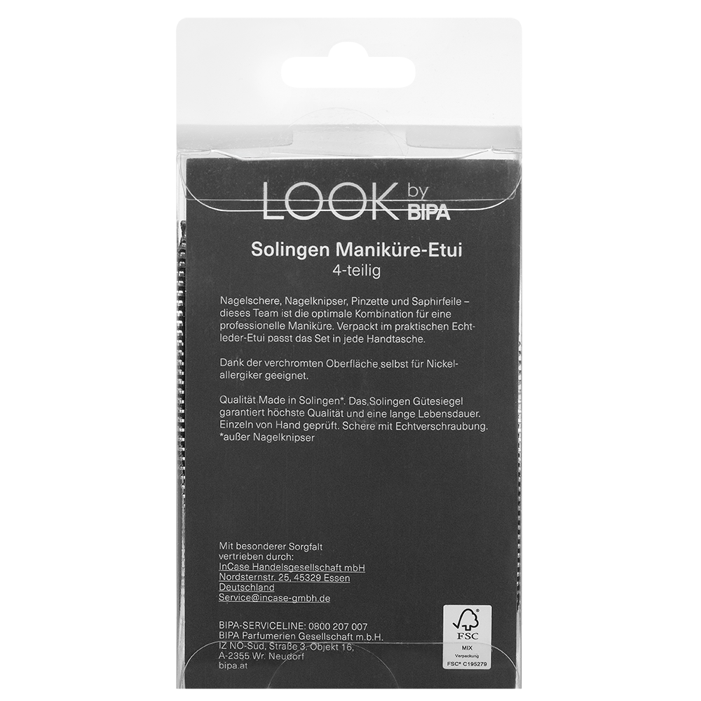 Bild: LOOK BY BIPA Maniküre Etui 4 teilig 