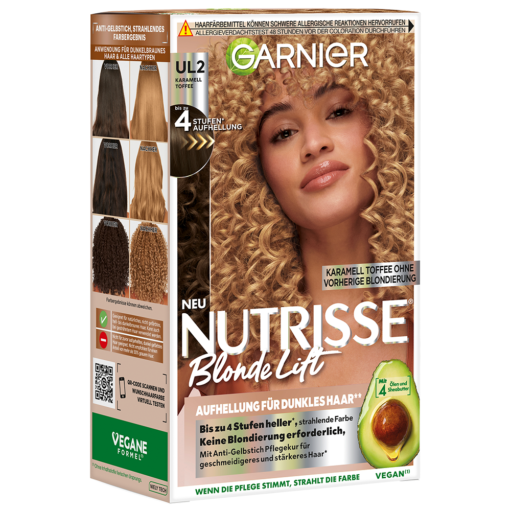 Bild: GARNIER Nutrisse Blonde Lift Karamell Toffee