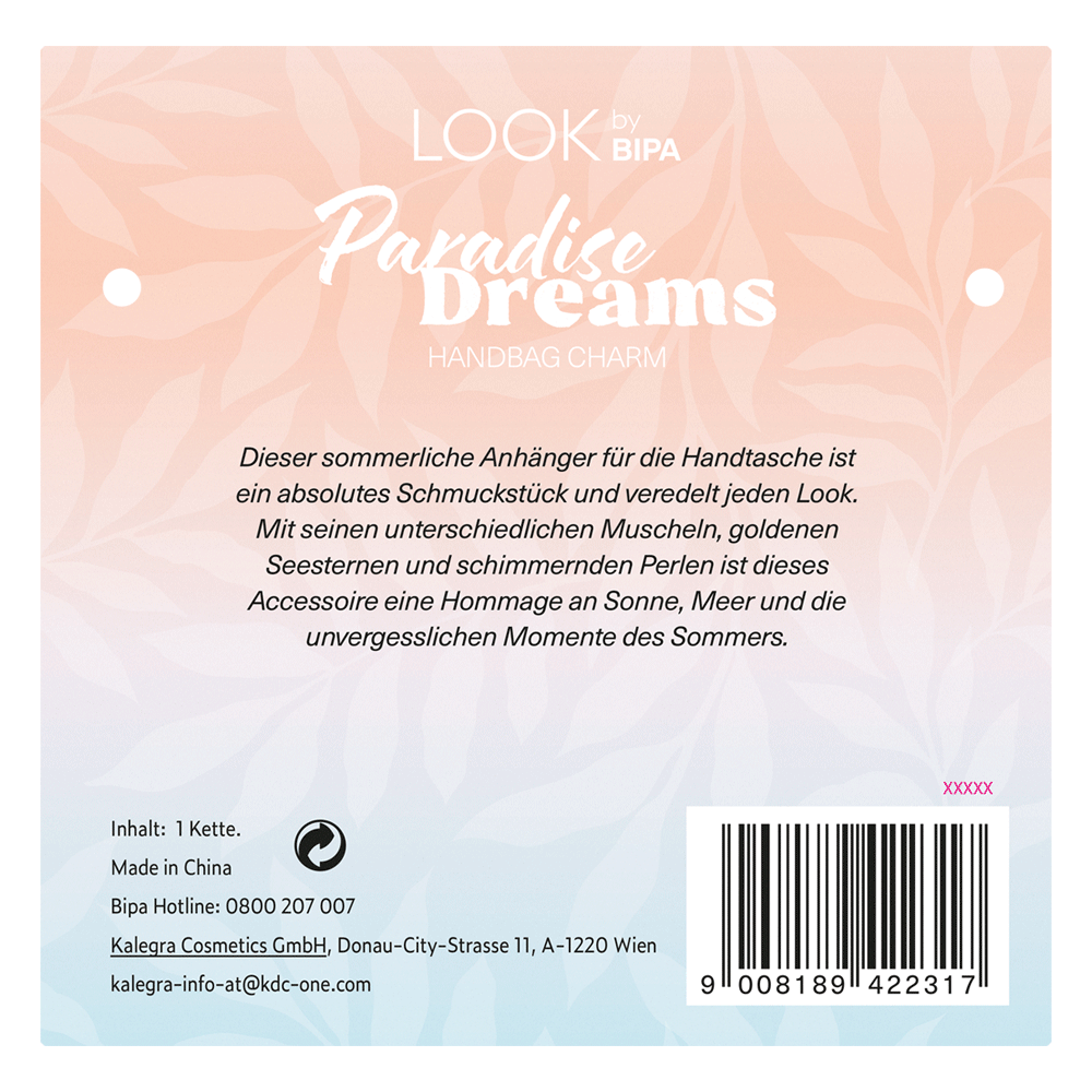 Bild: LOOK BY BIPA Paradise Dreams Handbag Charm 