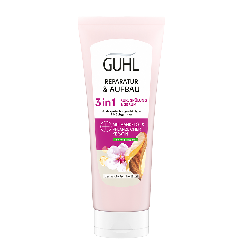 Bild: GUHL 3in1 Tiefenaufbau Kur, Spülung und Serum 