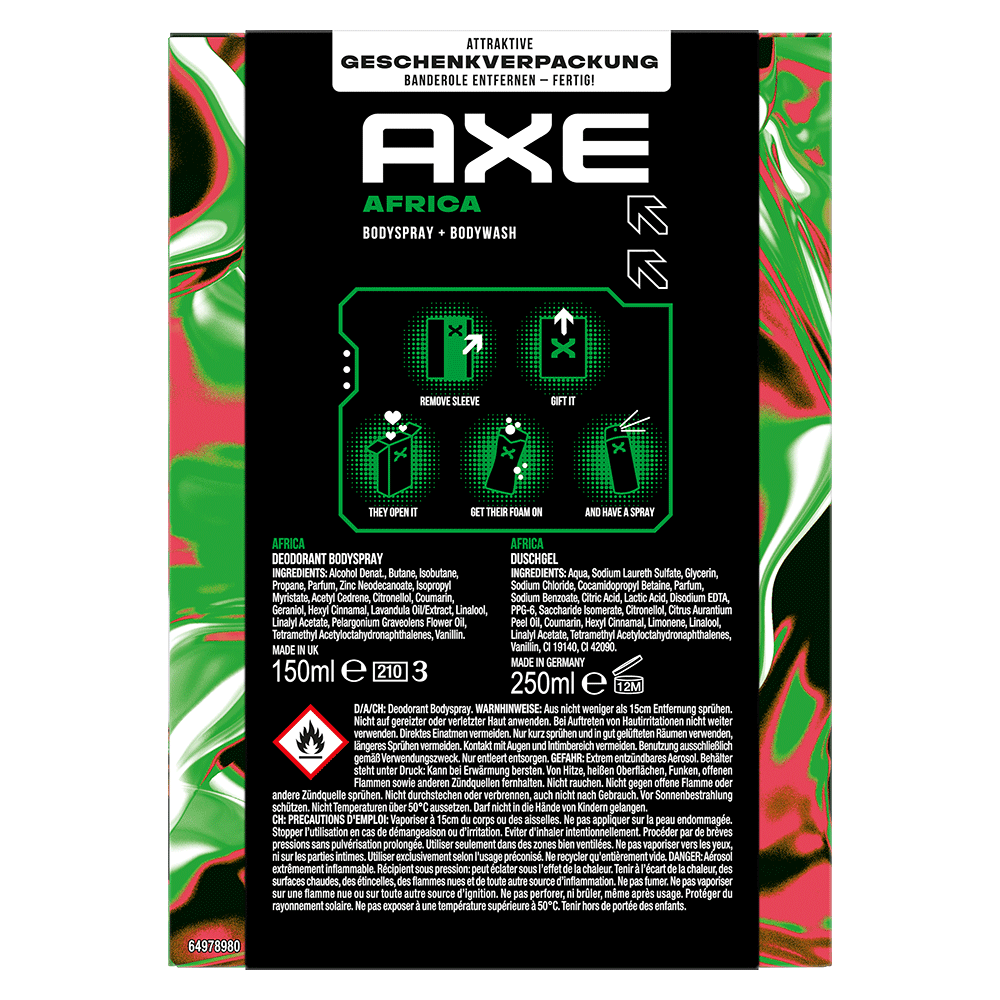 Bild: AXE Geschenkset Africa