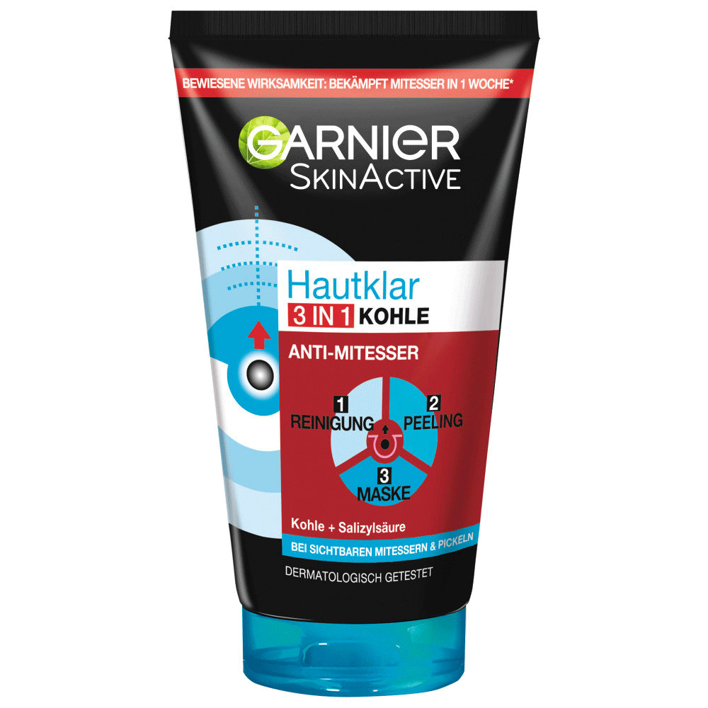 Bild: GARNIER SKIN ACTIVE Hautklar 3in1 Anti-Mitesser 