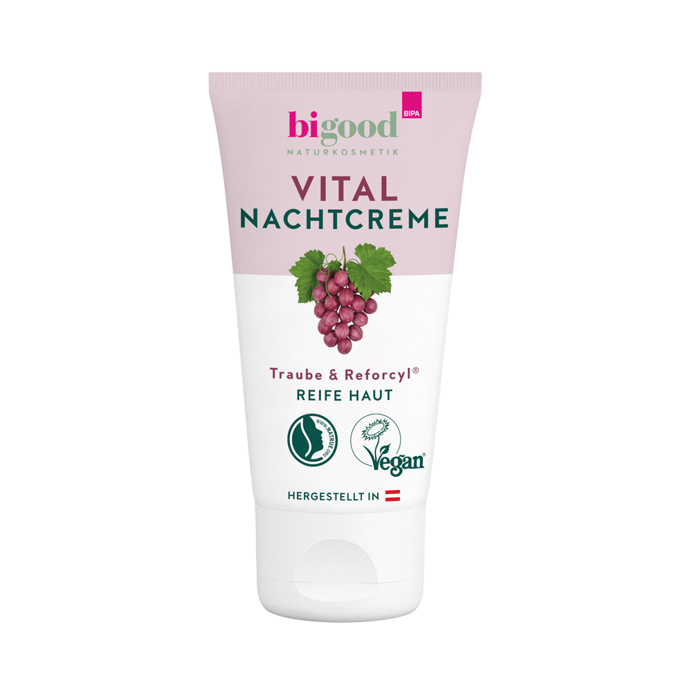 Bild: bi good Vital Nachtcreme Traube & Reforcyl 