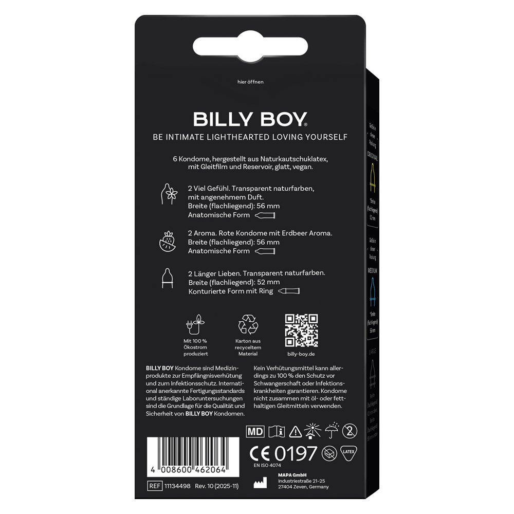 Bild: BILLY BOY Kondome Find your Favorite 6er 