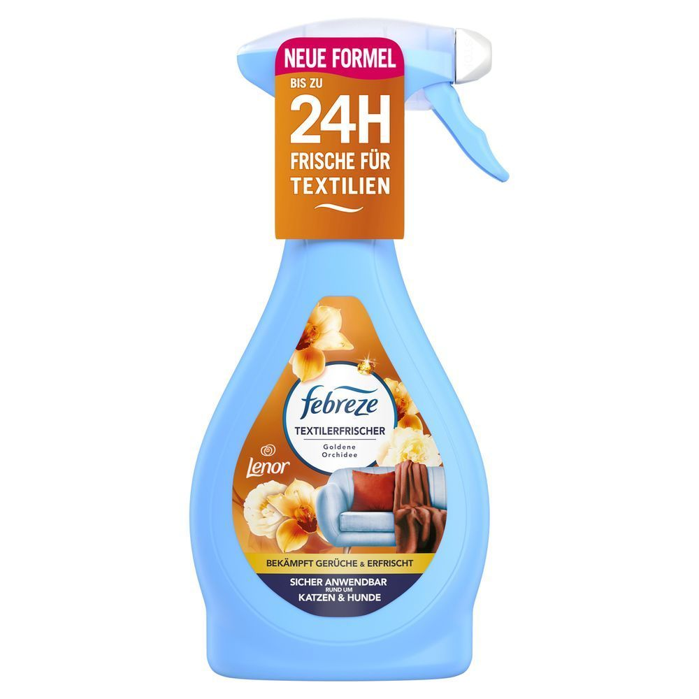 Bild: Febreze Textilerfrischer Goldene Orchidee 