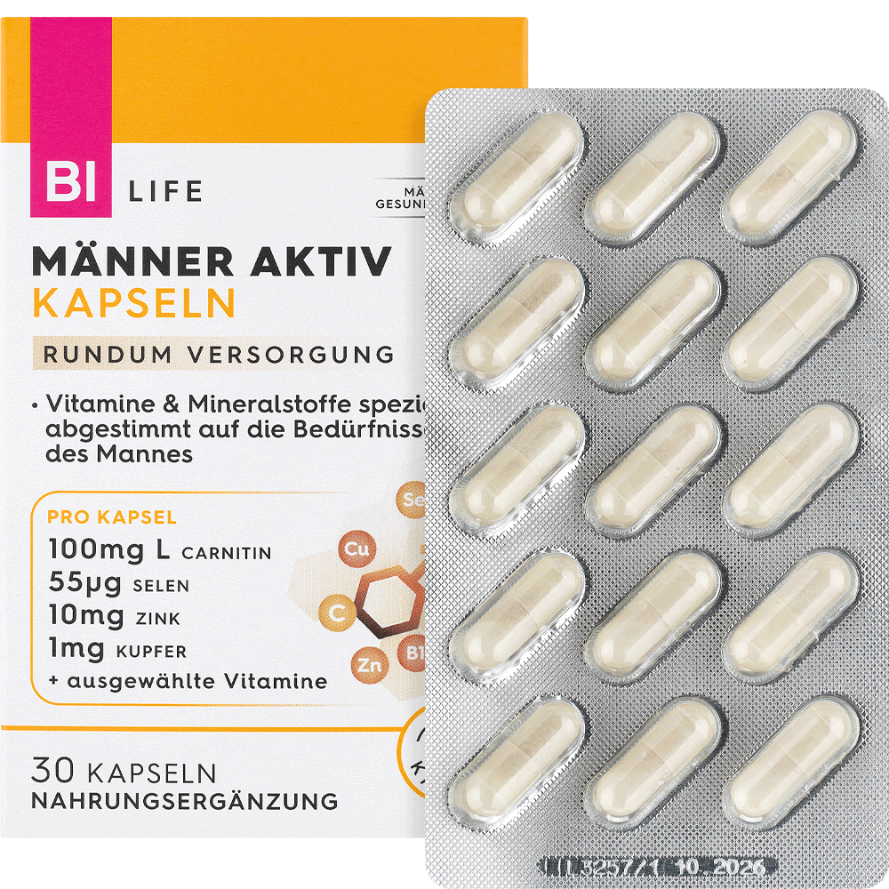 Bild: BI LIFE Männer Aktiv Kapseln 