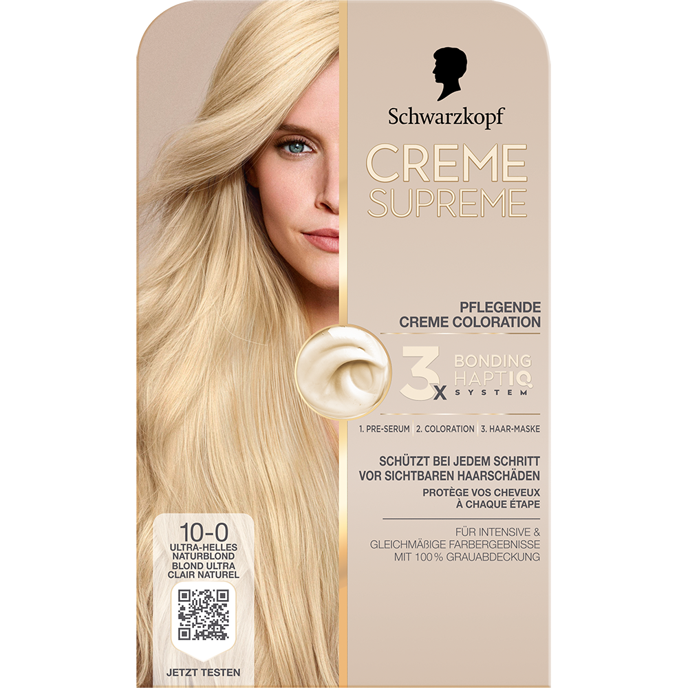 Bild: Schwarzkopf Creme Supreme Creme Coloration Ultra-Helles Naturblond