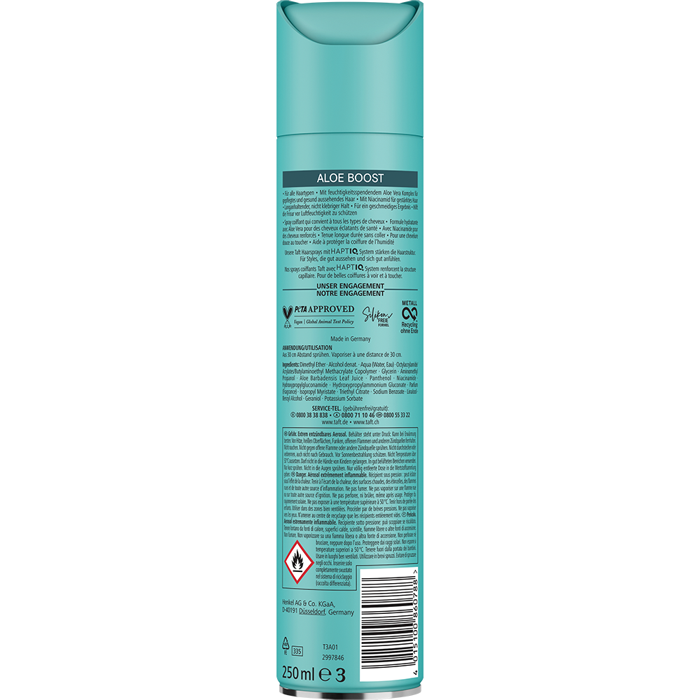 Bild: Schwarzkopf taft Haarspray Aloe Boost 