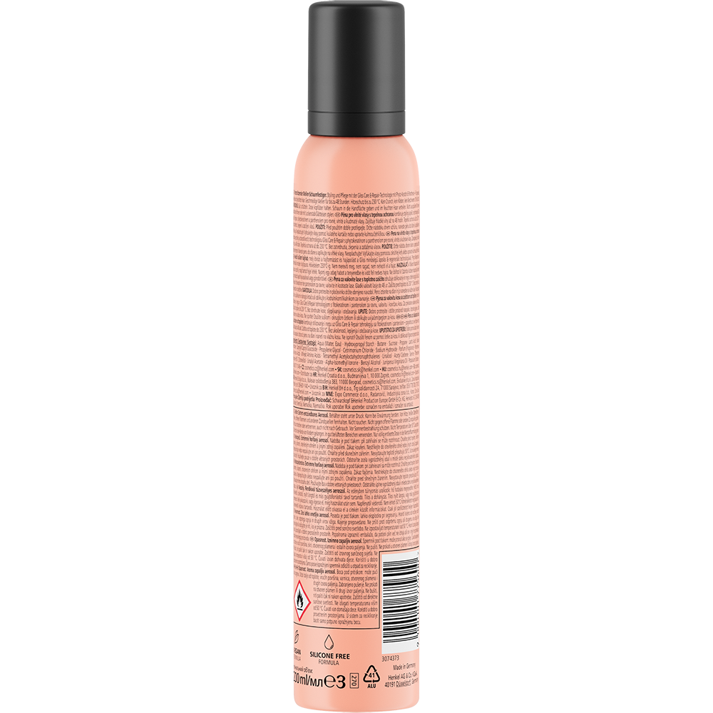 Bild: Schwarzkopf taft X Gliss Heat Protecting Wave Mousse Wavy Baby 