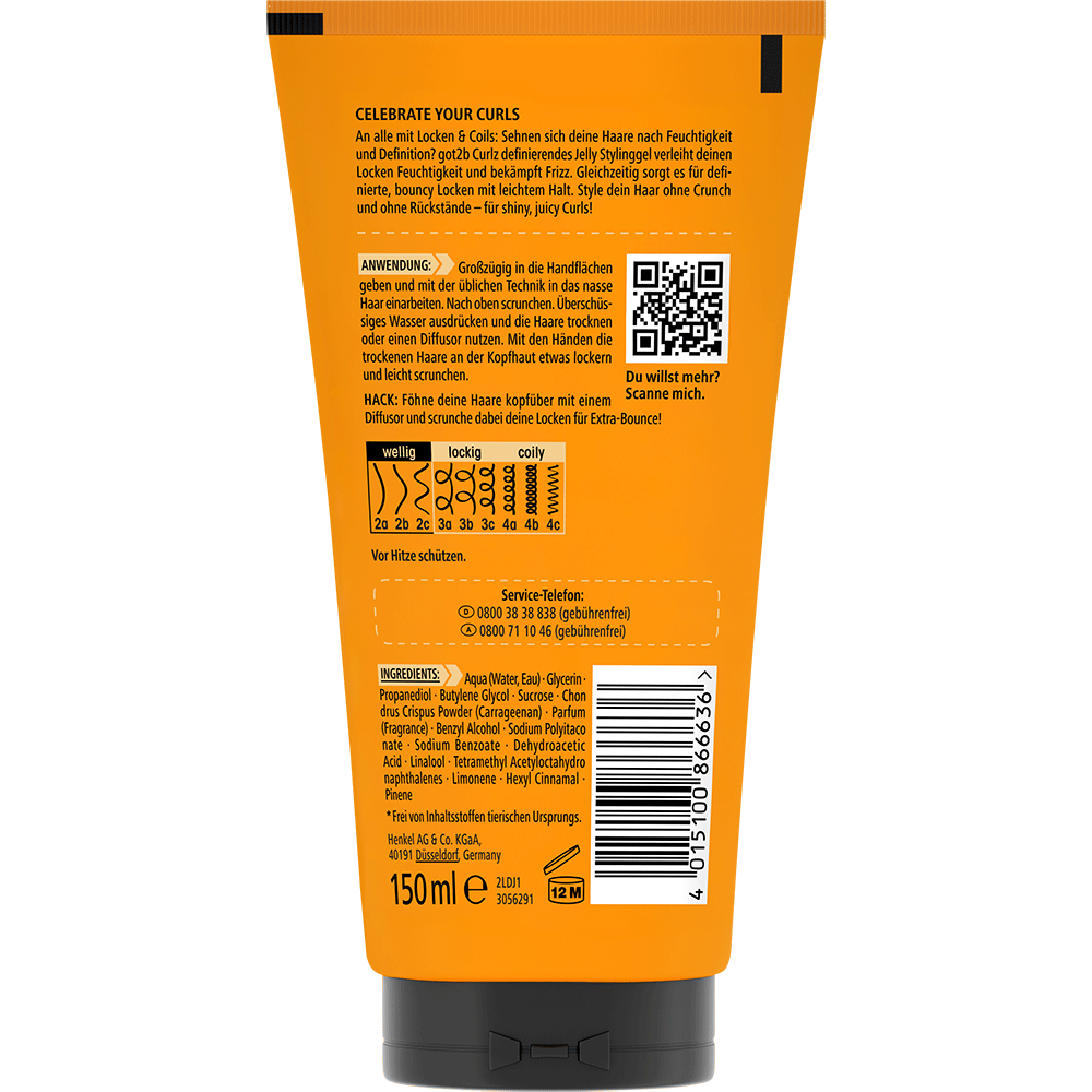 Bild: Got2b Curlz Definierendes Jelly Stylinggel 
