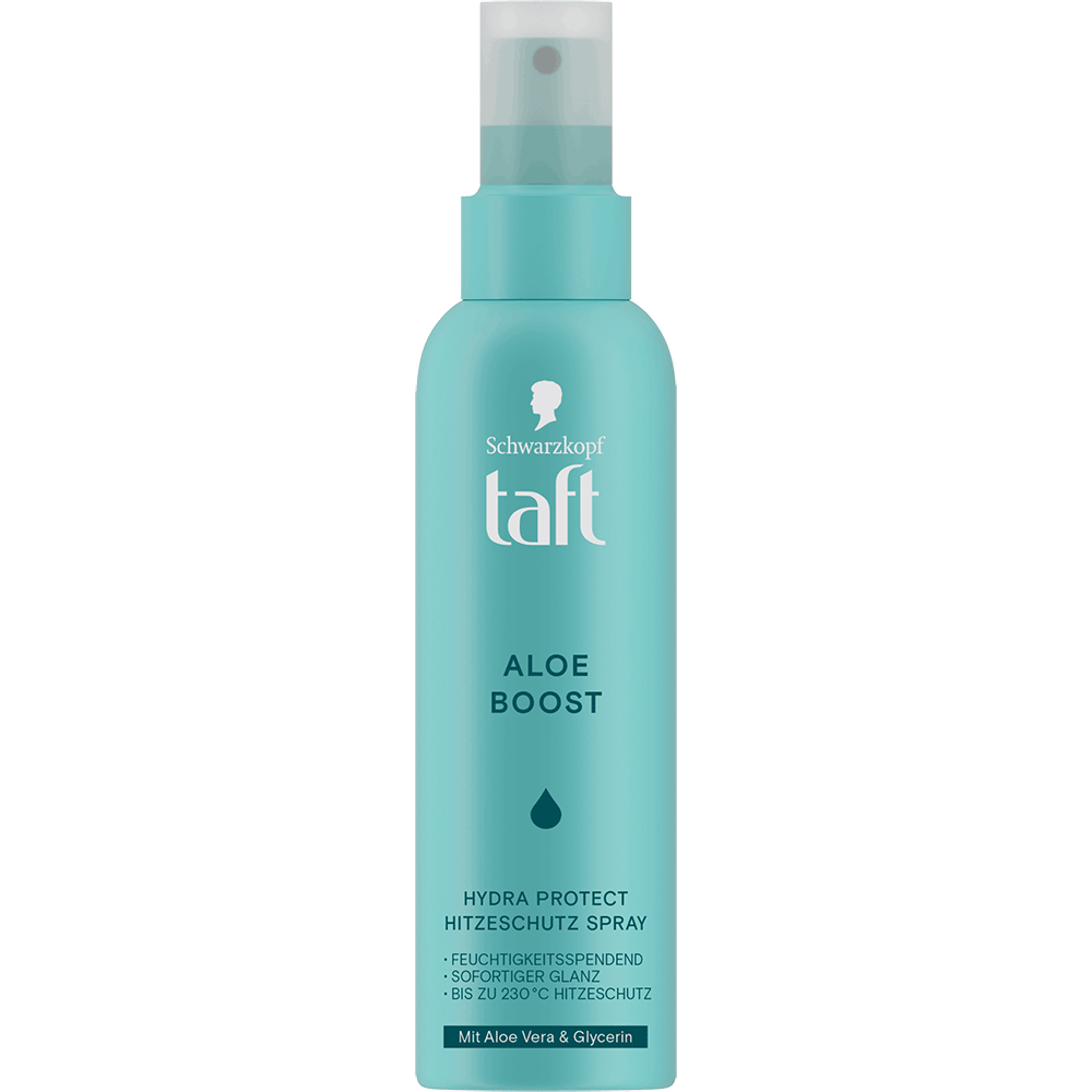 Bild: Schwarzkopf taft Hitzeschutz Spray Hydra Protect Aloe Boost 