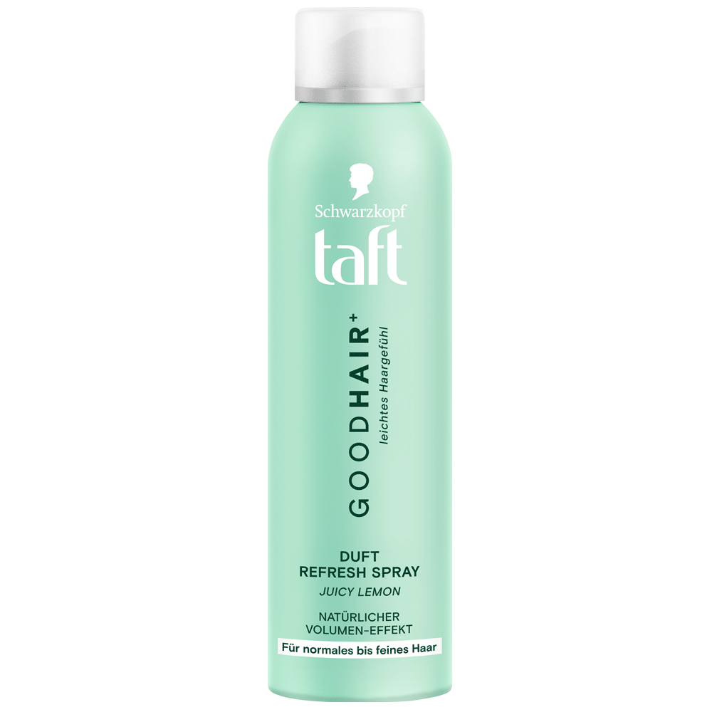 Bild: Schwarzkopf taft Good Hair+ Duft Refresh Spray Juicy Lemon