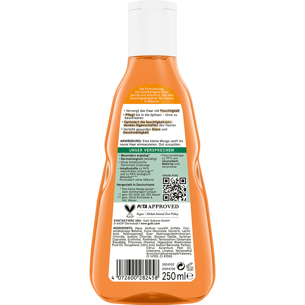 Bild: GUHL Shampoo Feuchtigkeit und Glanz 