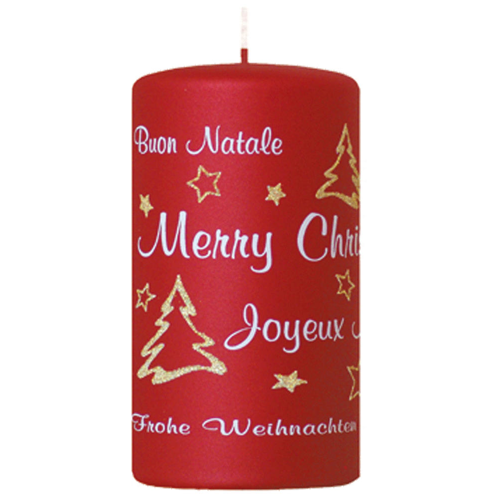Bild: Kerze Merry Christmas 