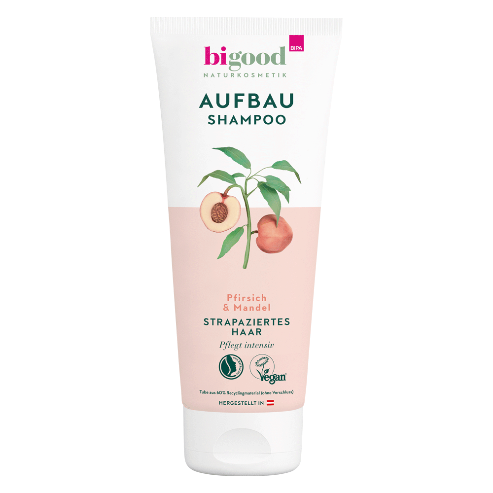 Bild: bi good Aufbau Shampoo Pfirsich & Mandel