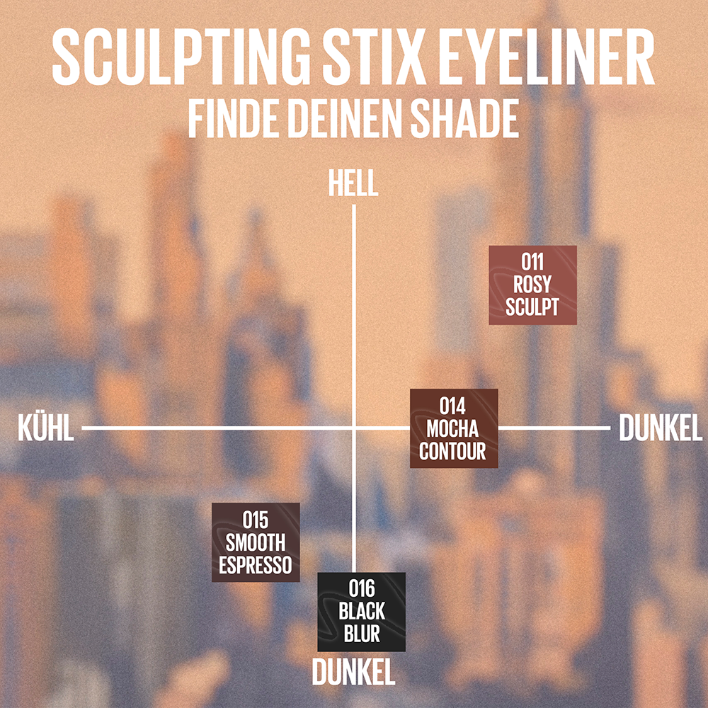 Bild: MAYBELLINE Sculpting Stix 2-in-1 Eyeliner smooth espresso 15