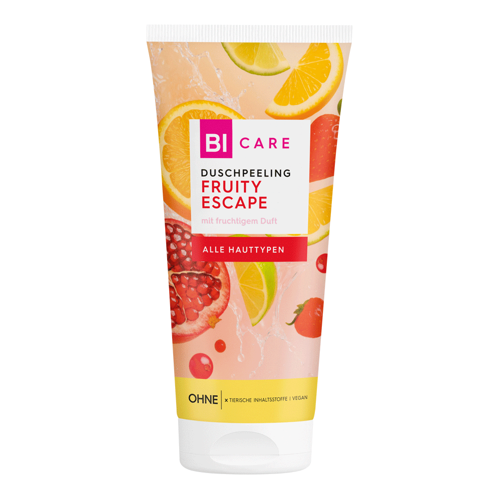 Bild: BI CARE Duschpeeling Fruity Escape